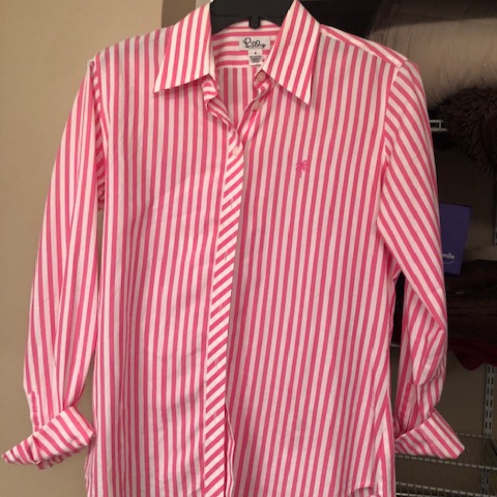 Like New Lilly Pulitzer Cotton Button Up Shirt